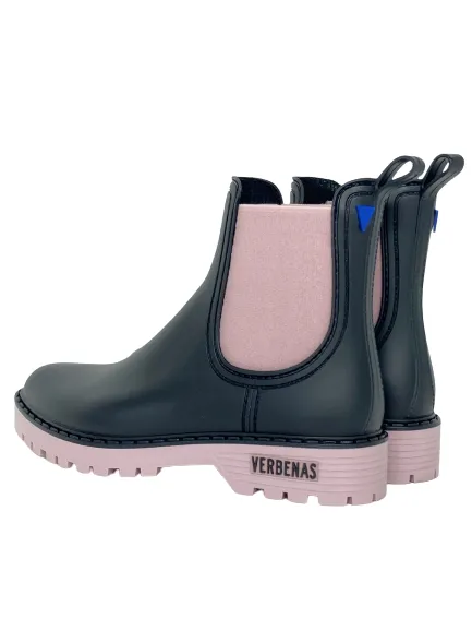 STIVALETTO RAIN DONNA NERO/ROSA