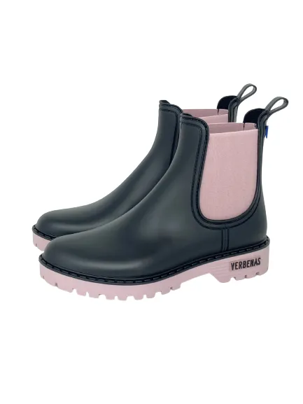 STIVALETTO RAIN DONNA NERO/ROSA