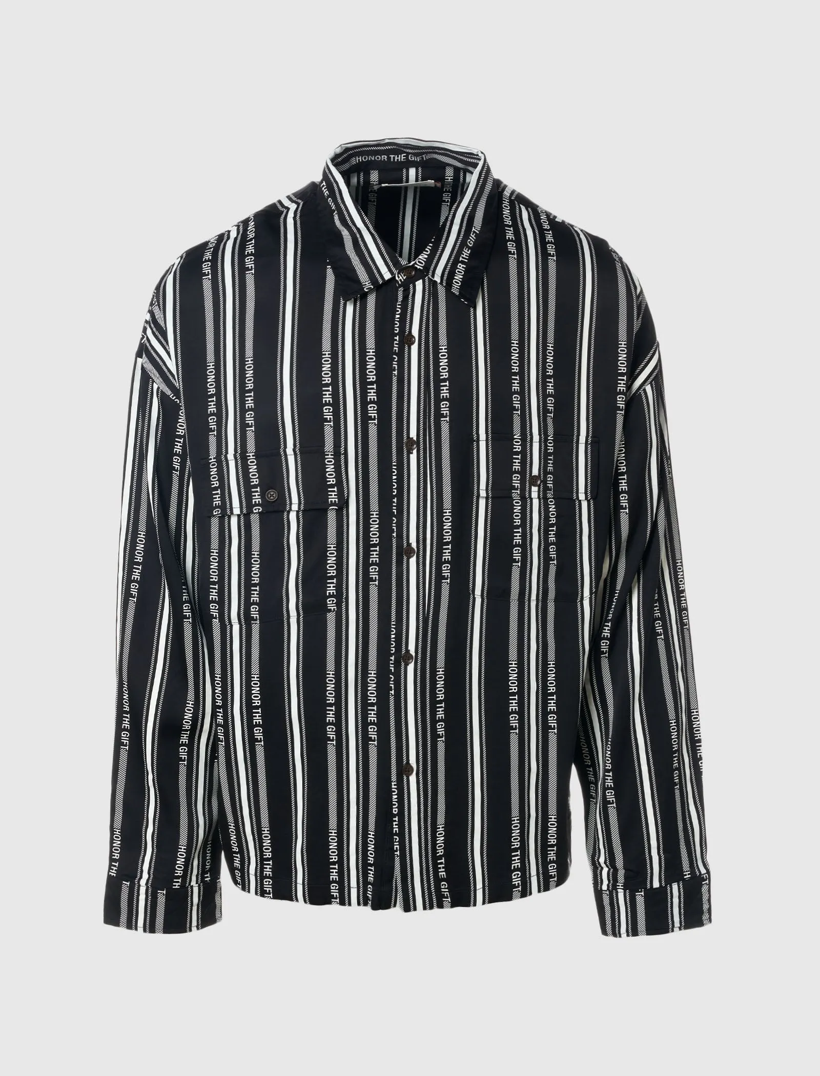 STRIPE BUTTON-UP SHIRT