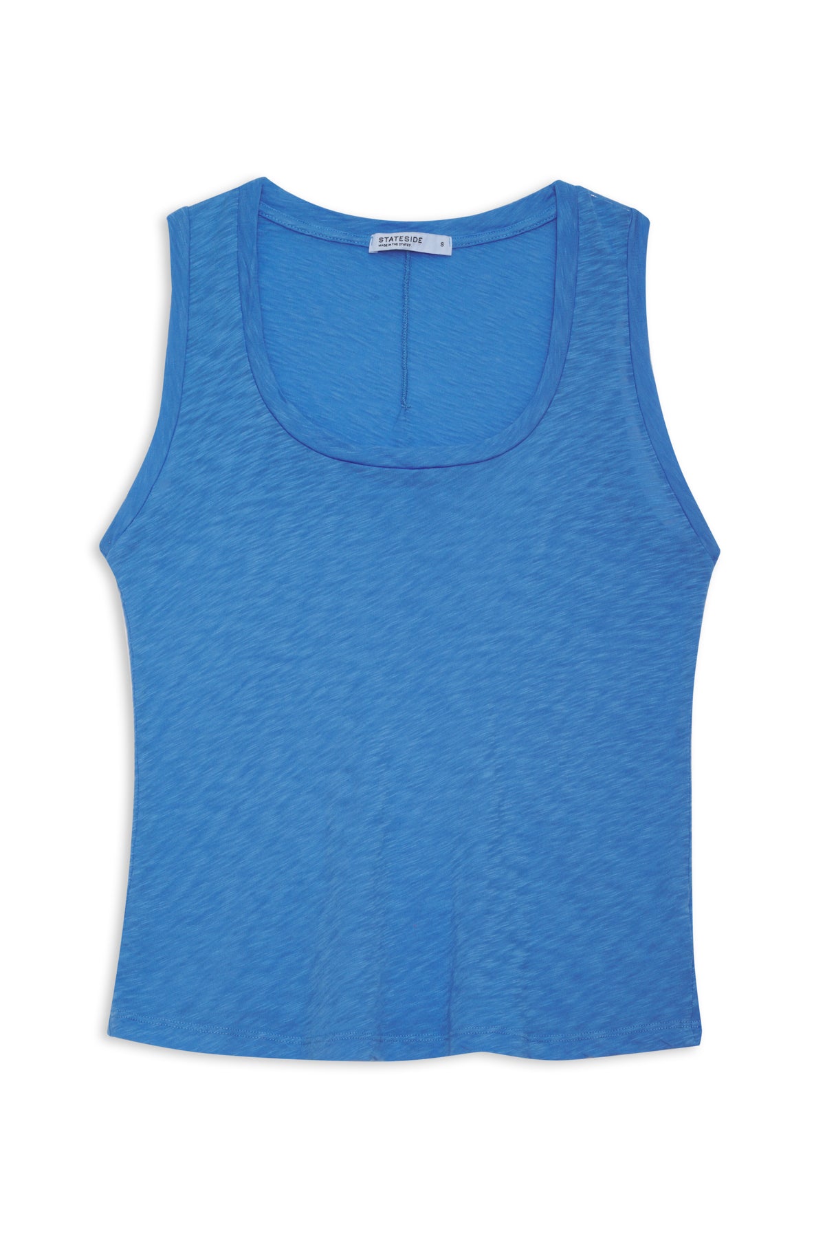 Supima Slub Square Neck Tank in Sail