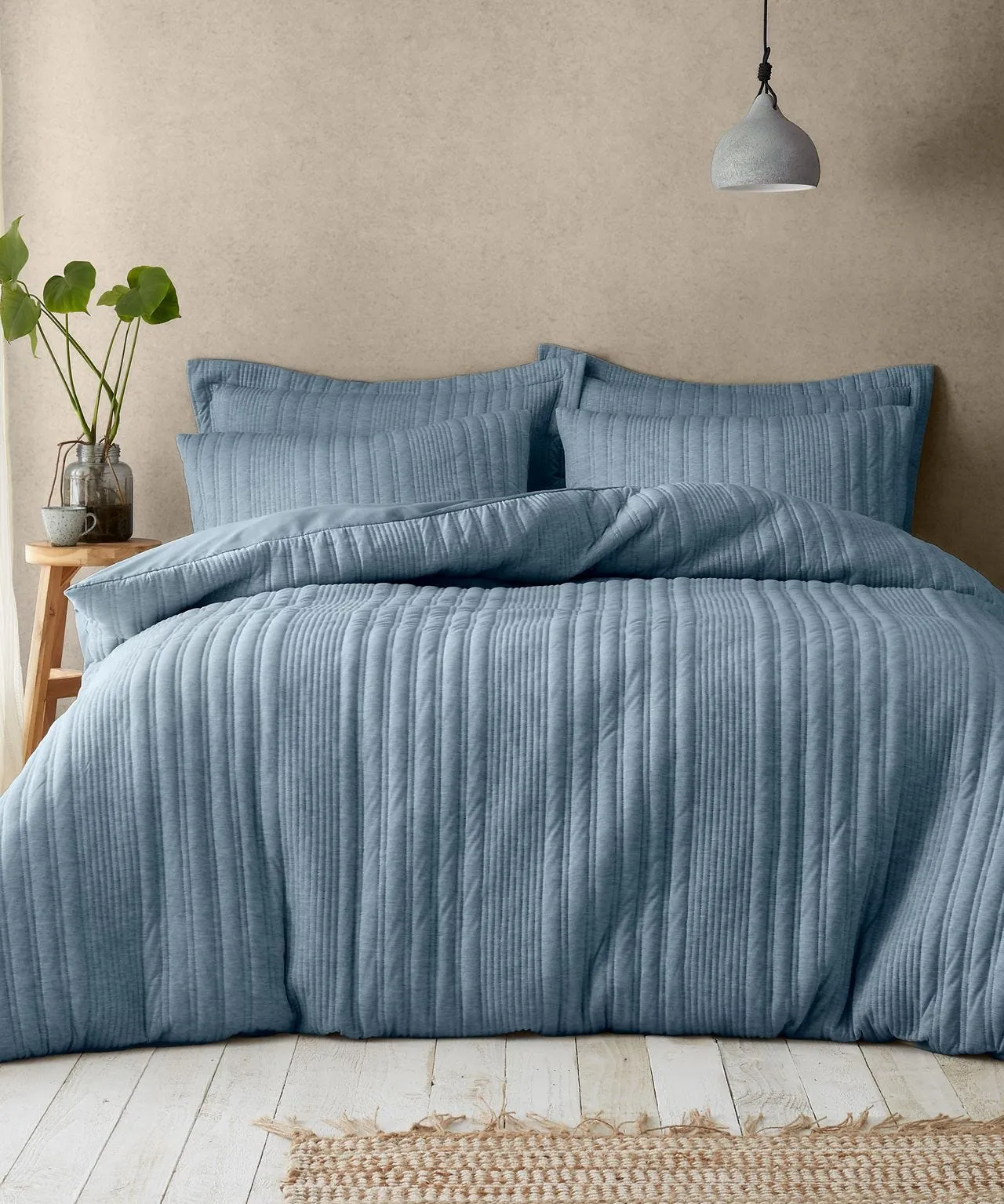 Tamba Jersey Stripe Duvet Set