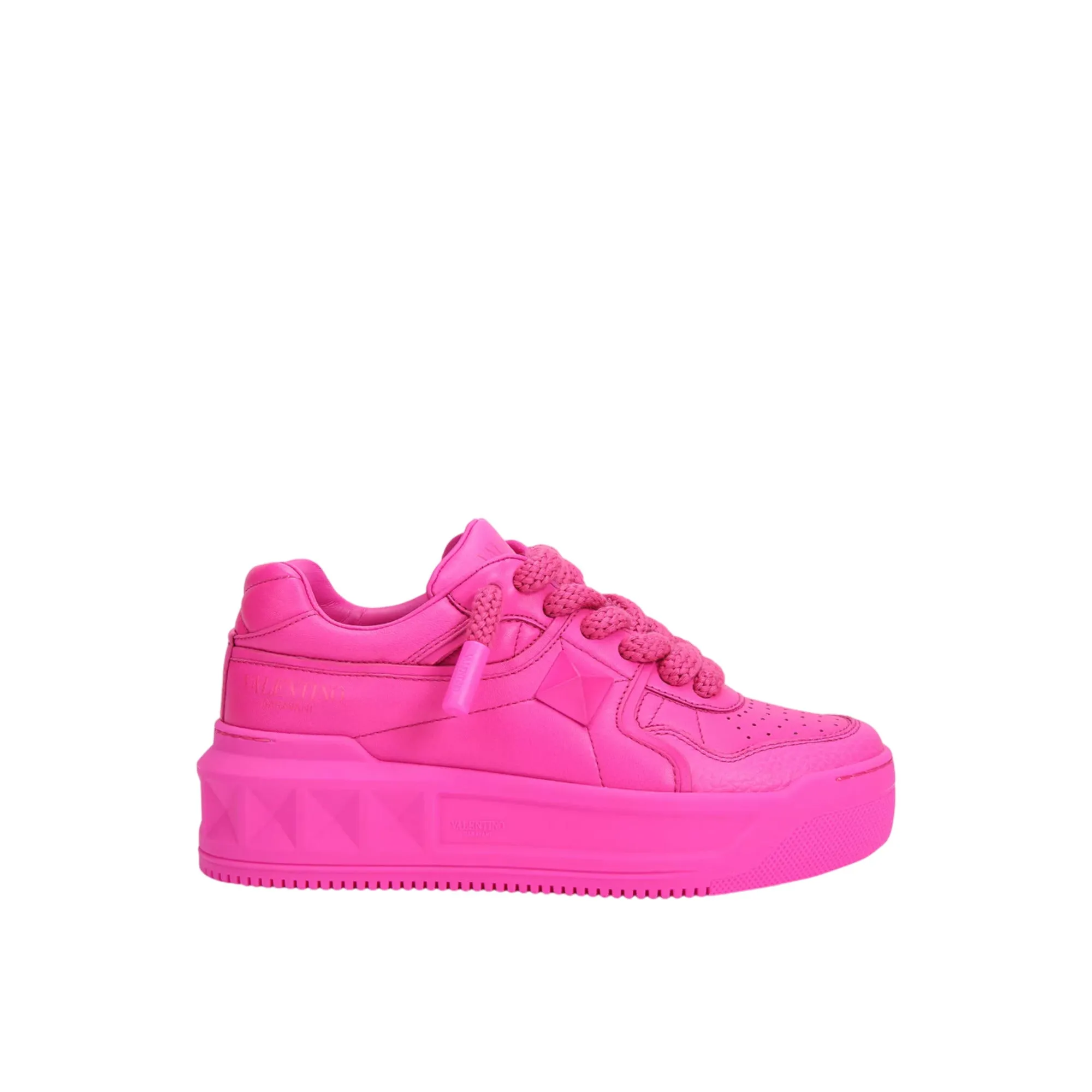 VALENTINO - One Stud XL leather Low-Top Trainers