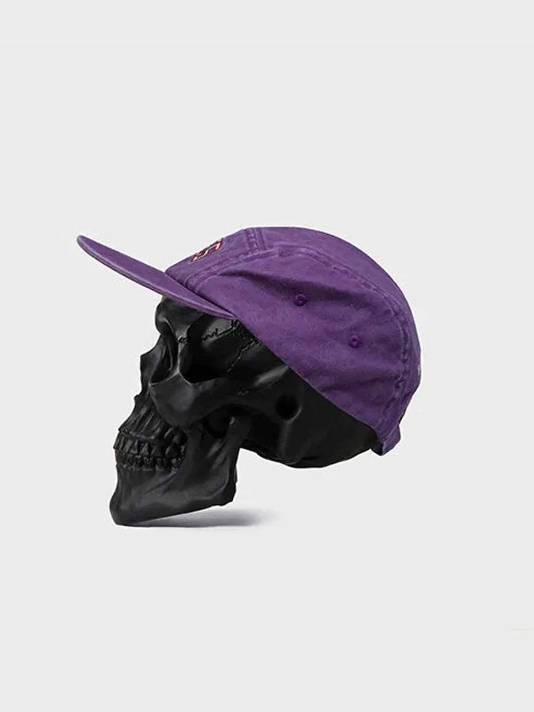 VARSITY BONES 5 PANEL CAP - PURPLE