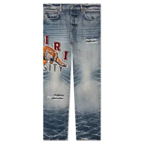 Varsity Tiger Straight Jean - Vintage Indigo