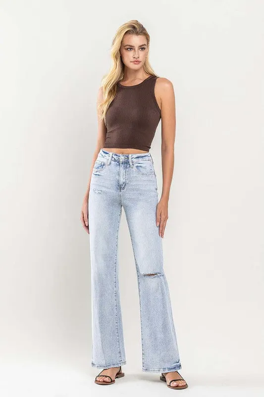 Vervet 90's Vintage Super High-Rise Flare Jeans