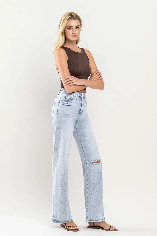 Vervet 90's Vintage Super High-Rise Flare Jeans