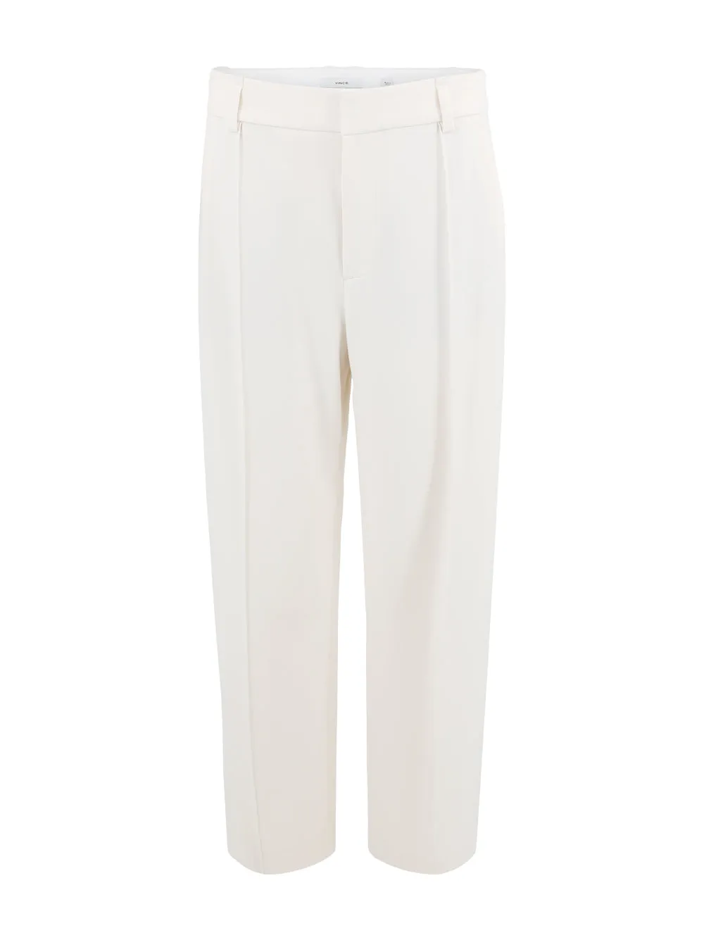 Vince Pintuck Wide-Leg Pant in Off-White