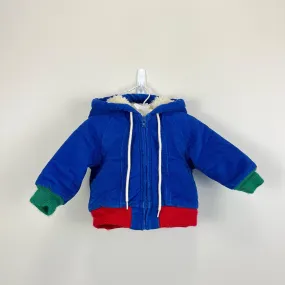 Vintage OshKosh B'gosh Blue Corduroy Sherpa Jacket 12 Months