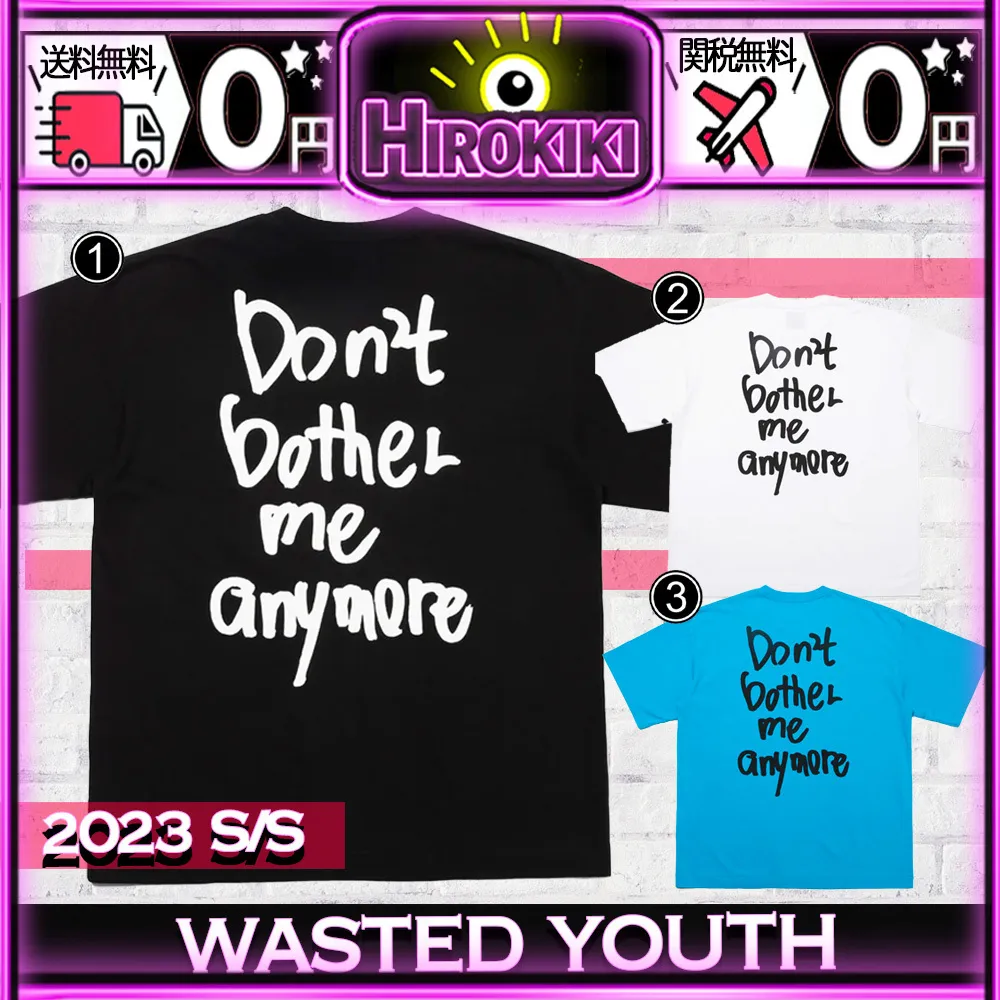 Wasted Youth  |Unisex Street Style Collaboration Logo T-Shirts