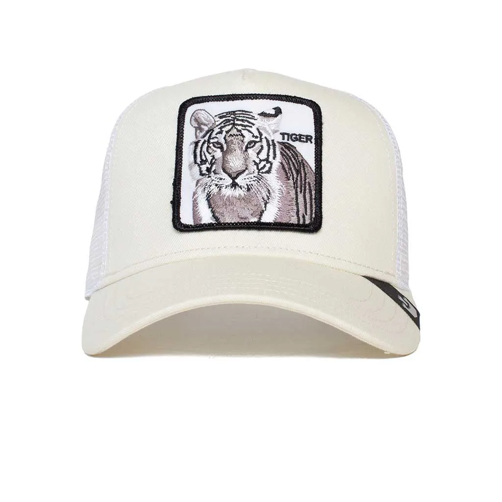 White Tiger Trucker Hat