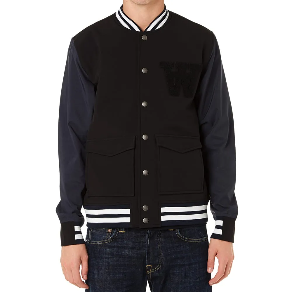 Wood Wood Giles Varsity BomberBlack