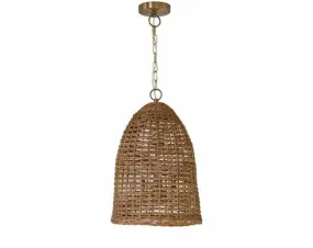 Worlds Away Aldo Rattan Pendant