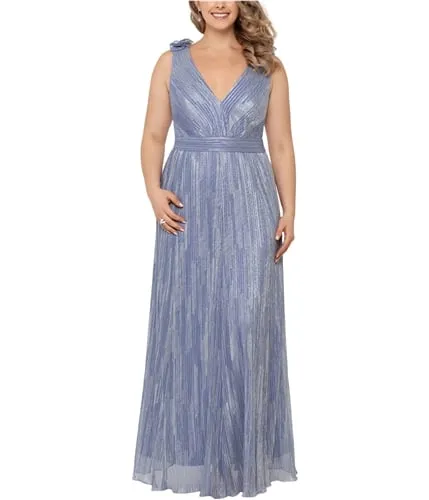 Xscape Womens Sparkle Gown Dress